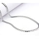 thumbnail image 3 of Collar de molino de seis lados de acero de titanio europeo y americano de moda con revestimiento de vacío grueso dominante con cadena de una sola hebilla, cadena retorcida de venta caliente, 3 of 5