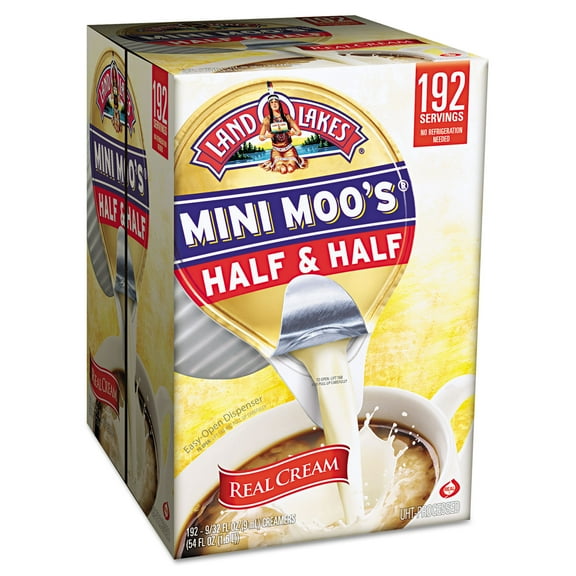 Land O' Lakes Mini Moo's Half & Half, .3 oz, 192/Carton