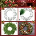 thumbnail image 6 of Shenmeida Wire Wreath Frame, Metal Round DIY Macrame Floral Crafts Flower Wreath Frames for Home Decor, 6 of 7