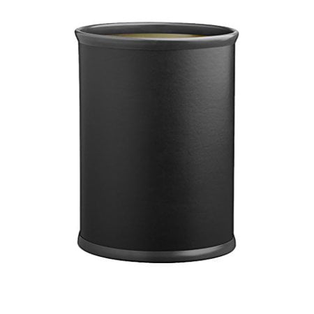 Pare-chocs Ovale pour Panier à Déchets de 14 Po en Noir
