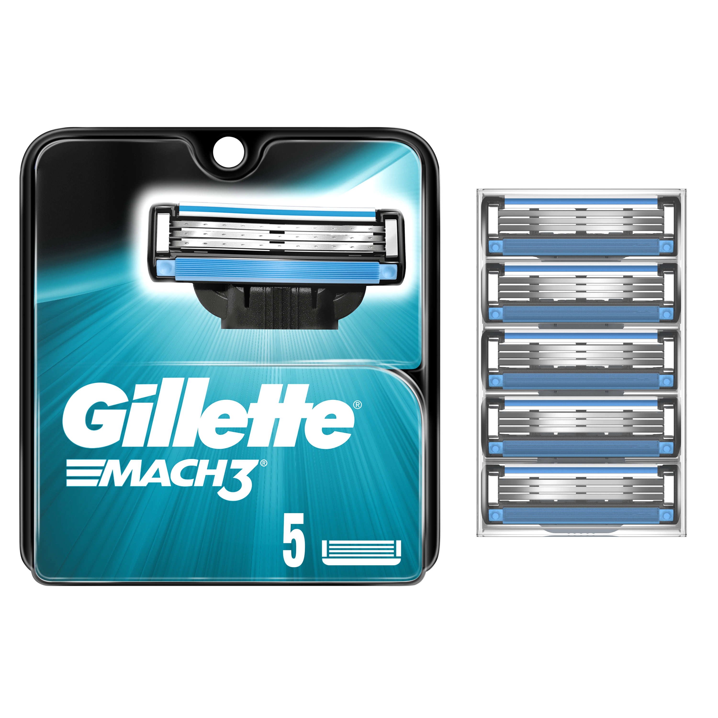 Gillette Mach3 Men's Razor Blades - 5 Refills