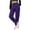 Purple, variant on XUNKUSGA Women's Baggy Sweatpants Casual High Elastic Waist Cinch Bottom Sweat Pants Soft Comfy Solid Color Joggers Athletic Pants with Pockets and Drawstring S