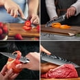thumbnail image 4 of Professional Knife Set MK01 19pcs,Double Knife Holder Design,Complete Knives Set of Damascus Blade, Main Block of Magnetic Function and Child Block for Steak Knives, 4 of 6