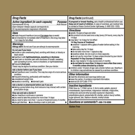 GoodSense Esomeprazole Magnesium Delayed-Release Capsules, 28 Count