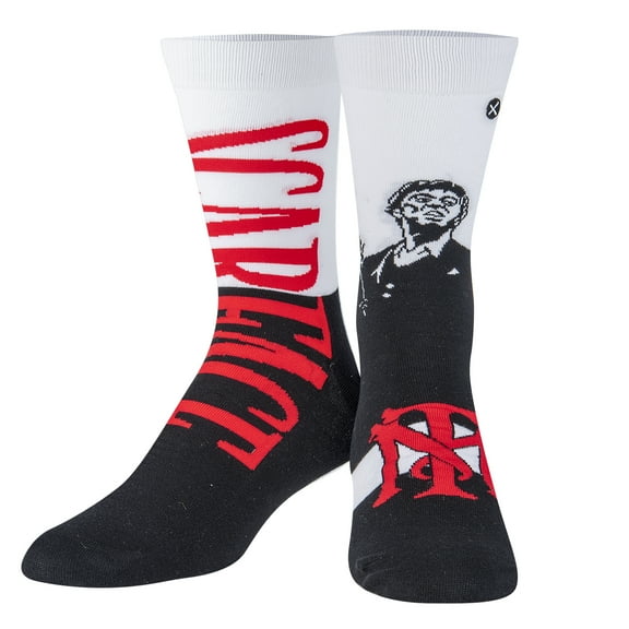 ODD SOX, Movies, Scarface Tony Montana, Novelty Crew Socks, Crazy 80's