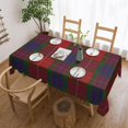 thumbnail image 2 of Rectangle Table Cloth, Old Scotsman Clan Fraser Tartan Plaid Resistant Washable Tablecloth Decorative Table Cover for Dining, Indoor and Outdoor, 2 of 6