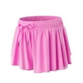 thumbnail image 3 of 5-12T Girls Flowy Shorts with Spandex Liner 2-in-1 Youth Butterfly Skirts for Fitness, Running, Sports, 3 of 7