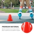 thumbnail image 3 of 8cm Colored Cones Skates Small Road Block Agility Gym Training Roller Skating Soccer Marker Sign (Orange-10pcs), 3 of 7