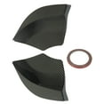 thumbnail image 1 of Difusor de parachoques trasero de plástico ABS de repuesto, 1 par, estilo fibra de carbono, izquierdo y derecho., 1 of 14