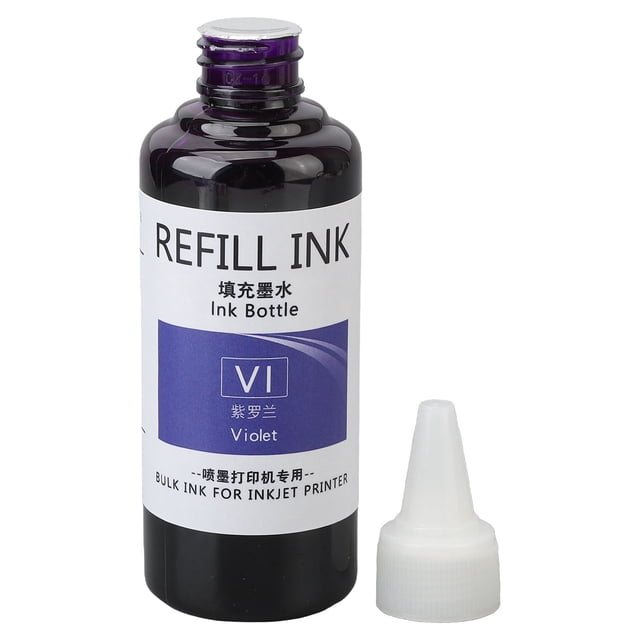 Refill Ink,100ml High Adhesion Quick Drying Colorfast Widely Egg Dater Ink for Business School Family