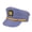 C, variant on Stripe Marine Inspired Caps Soft Fabric Sailing Hat Cosplay Captain Hat Headwear for Comfort and Sun Protections