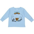 thumbnail image 3 of Inktastic Valentine’s Day Bee Mine Cute Bees and Heart Boys or Girls Long Sleeve Toddler T-Shirt, 3 of 5