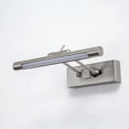 thumbnail image 3 of LED Bathroom Wall Light with Pull Switch, Adjustable Mirror IP44, 4000K 35cm/6w White, 3 of 5