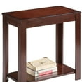 thumbnail image 2 of 24" Tall Wooden Side Table / End Table, Traditional Design, Dark Cherry, 2 of 5