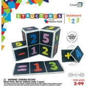 CreateOn Chalkboard 123 Magna-Tile Number Set Award winning Educational Magnetic Tile Set. Makes Learning About Numbers Fun!! Stem & Steam Approved