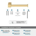 thumbnail image 5 of Amerock Monument Champagne Bronze Single Post Toilet Paper Holder, 5 of 8