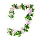 thumbnail image 5 of Flores Artificiales Gloria Guirnalda de Vacaciones de Hojas Falsas Guirnalda Floral para Árboles Puerta Decoración Rosa Claro, 5 of 9