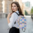 thumbnail image 6 of FORMRS Mini Backpack Purse for Women Quilted Travel Daypack Casual Shoulder Bag, Playful Daisy, 6 of 7