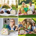 thumbnail image 6 of Insulated Lunch Bag Women Zipper Closure Lunch Tote for Adult Men Leakproof Cooler Lunch Bags for Office Lunch (Mushroom ), 6 of 7