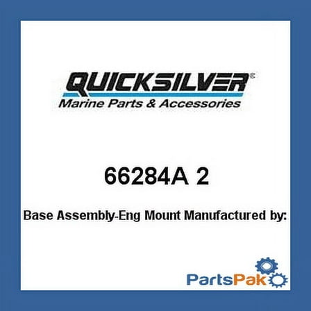 New Mercury Mercruiser Quicksilver Oem Part # 66284A 2 Base Assy-Eng Mt