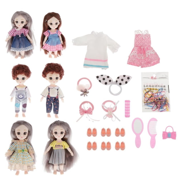 Doll Body 3D Big Eyes Realistic Eyelash Girl Dolls con caja Cumpleaños estilo 4 Zulema muñeca bjd cuerpo de niña
