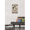 thumbnail image 2 of One Piece - Jinbe Wanted Poster Wall Poster, 14.725" x 22.375" Framed, 2 of 4