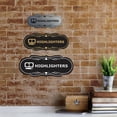thumbnail image 3 of Signs ByLITA Designer Highlighters Makeup Area Sign (Blue) - Large, 3 of 6
