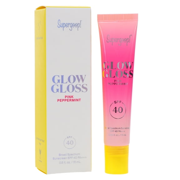 Supergoop! Glow Gloss Pink Peppermint SPF 40 0.15 oz
