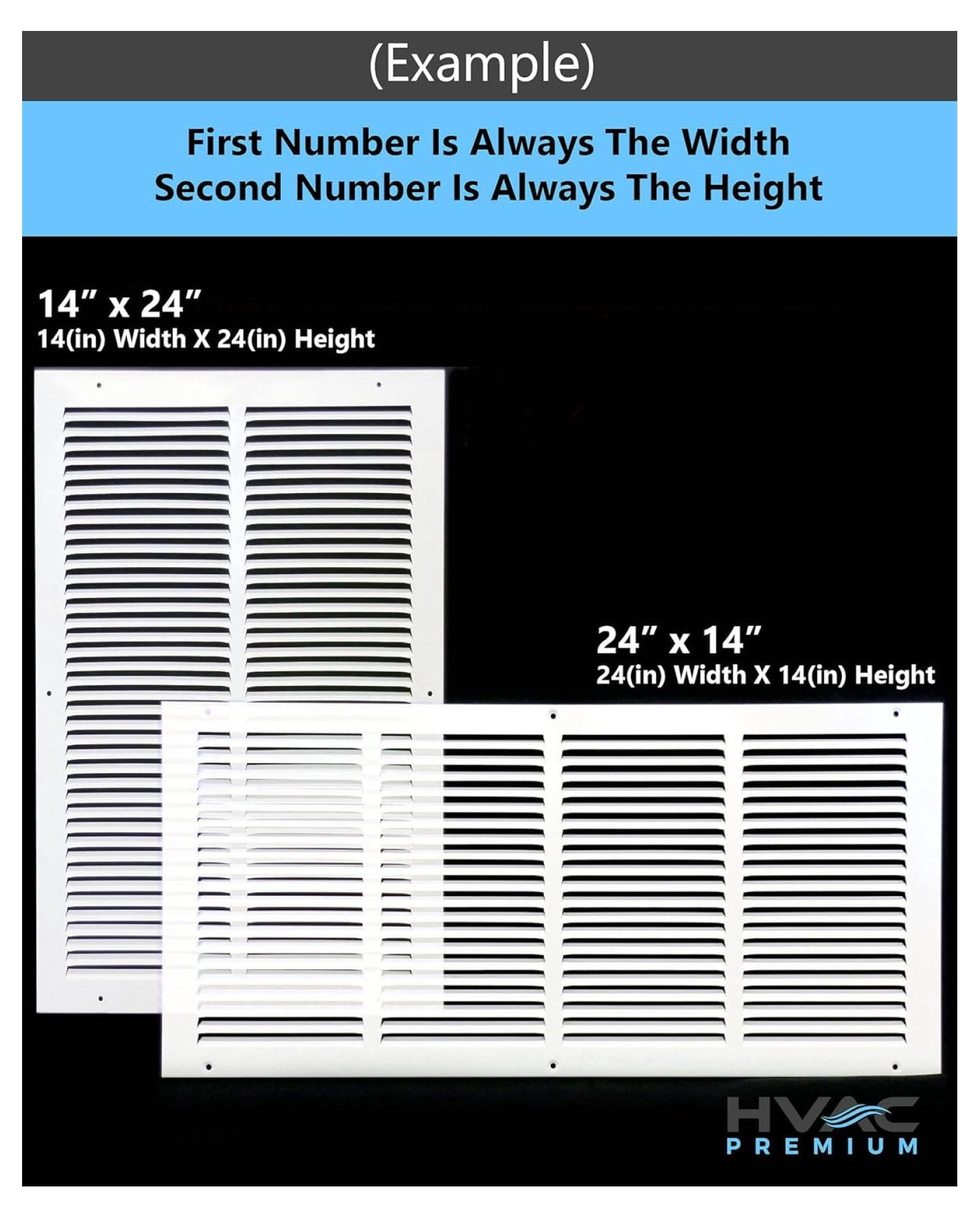 26" x 4" Return Air Grille - Sidewall and Ceiling - HVAC Vent Duct Cover Diffuser - [White] [Outer Dimensions: 27.75w X 5.75"h]
