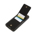 thumbnail image 4 of Wallet Back Case for Samsung Galaxy A14 5G with Wrist Strap, Stylish Magnetic Card Holder Finger Ring Kickstand PU Leather Lanyard Shockproof Slim Phone Case for Samsung Galaxy A14 5G, Black, 4 of 7
