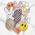 thumbnail image 2 of Spring Easter Bunny Disco Collage Women Crewneck Sweatshirt Brisco Brands S, 2 of 5