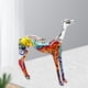 thumbnail image 4 of 3 X Graffiti Art Multicolor Doberman Dog Estatua Decoración de Estar Ornamento Baoblaze Estatua de Doberman, 4 of 8