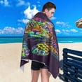 thumbnail image 4 of Coolnut Beach Towels Leopard Camping Towels Animal Sand Free Beach Towel, 30"x60" Large Beach Towels Quick Dry Bath Travel Towels Pool Yoga Beach Mat for Men Women, 4 of 6