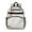 White Rose Gold, variant on White Gray Red Marble Pattern Backpack for School,Cute School Bag,Schoolbag with Adjustable Shoulder Straps & Padded Back,15.25"x11.5"x5.25"