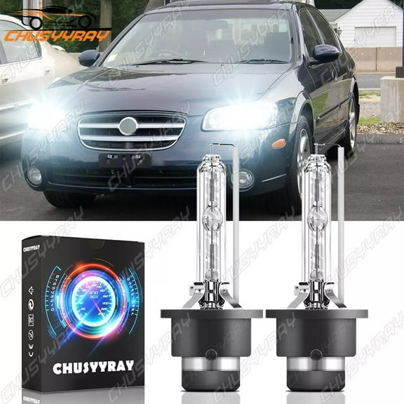 For Nissan Maxima 2002-2003 D2S Xenon HID Low Beam Headlight Bulbs 6000K White Qty 2