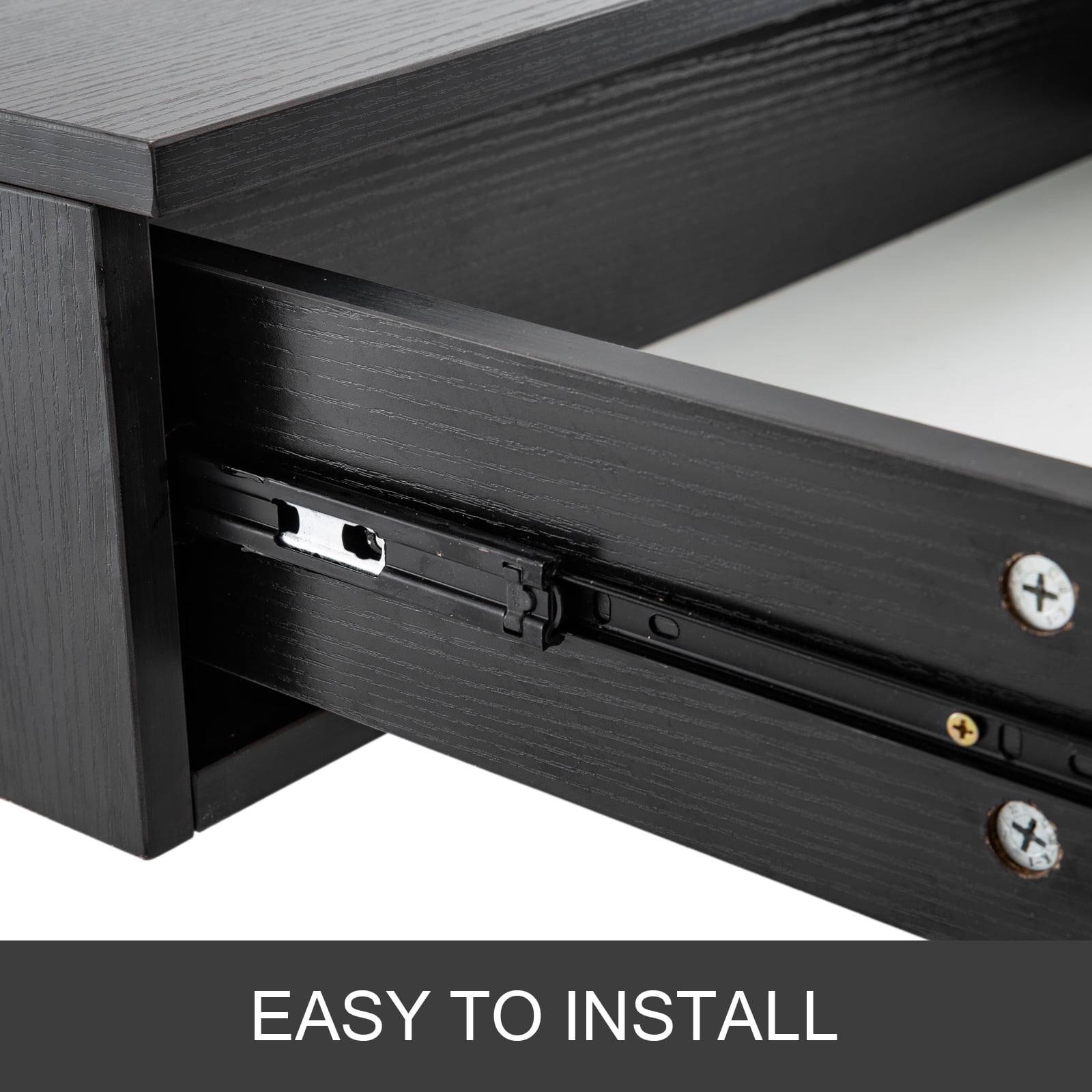 BENTISM Black Salon Wall Mount Stations Styling Classic Locking Storage Beauty Salon Spa Equipment