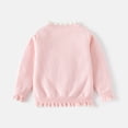 thumbnail image 5 of CheerKidz Unisex Kids Sweaters Boys and Girls Long Sleeve Crewneck Fall Knit Tops Cute Pullover Jumper Round Neck Shirts Fall Winter Sweaters(Pink#2,5 Years), 5 of 9