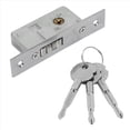 thumbnail image 2 of 6X / Cerradura de Puerta, Cerradura de Gancho para Puerta Corrediza, Cuerpo de Cerradura de AleacióN, de Puerta de Vidrio, , Duradero, Herrajes para Puerta, 2 of 5