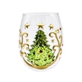 thumbnail image 2 of 3D Christmas Art Glass Cup Collection, Handmade Stemless Xmas Wine Glasses, Decorative Holiday Glassware for Christmas Party Celebrations and Home Gift‑Giving, 2 of 5