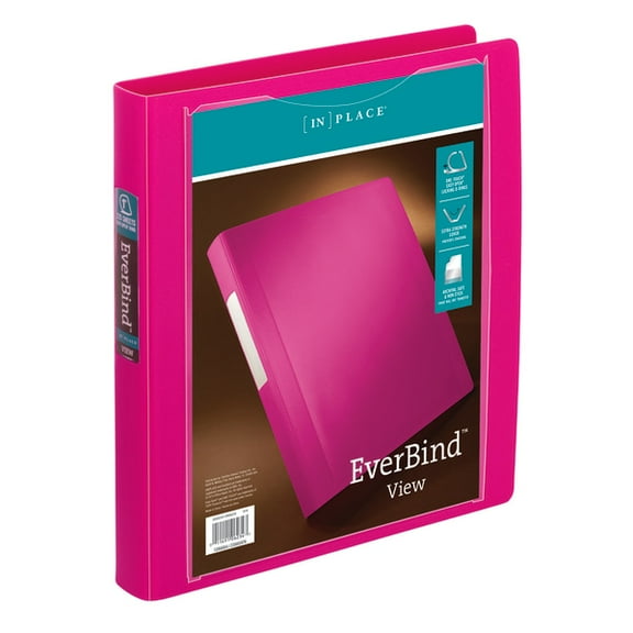 1 Inch Binders Pink