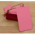 thumbnail image 3 of 100 Pcs Rectangular Shape Tag Bonbonniere Wedding Favor Hang Tags Gift With Free Natural Jute Twine - Colors Available, 3 of 7