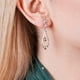 thumbnail image 3 of Aretes Dos Gotas Ketzalia Plata Ley .925 Colección 2021, 3 of 3