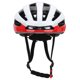 thumbnail image 1 of Casco de bicicleta moldeado de una sola pieza, gorra protectora ligera para la cabeza, equipo de equitación profesional (blanco y rojo), 1 of 10