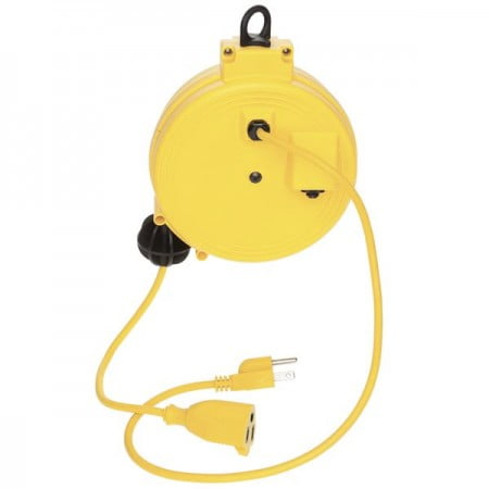 Bayco FL700 - Plastic Reel With 20 18/3 Single Tap Extension Cord