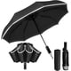 thumbnail image 1 of Paraguas Plegable Automático Reversible, Sombrilla Protección UV, Paraguas de Bolsillo Reforzado, Sombrillas para Lluvia Viento, Banda Reflectante, 1 of 4
