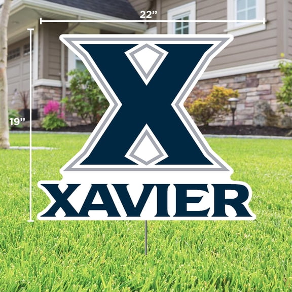 Xavier University Main Mark Lawn Sign
