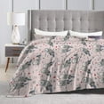 thumbnail image 4 of Wijzvio Lovely Sea Otter Heart Throw Blanket Soft Fuzzy Fleece Blanket For Couch Bed Living Room Decoration 80"X60", 4 of 9