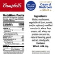 thumbnail image 3 of (12 pack) Campbell's Condensed 25% Less Sodium Cream of Mushroom Soup, 10.5 oz Can, 3 of 13
