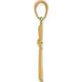 thumbnail image 3 of 14K Yellow Gold Diamond-Cut X Cross Pendant (27 14) Made In United States c4235, 3 of 6