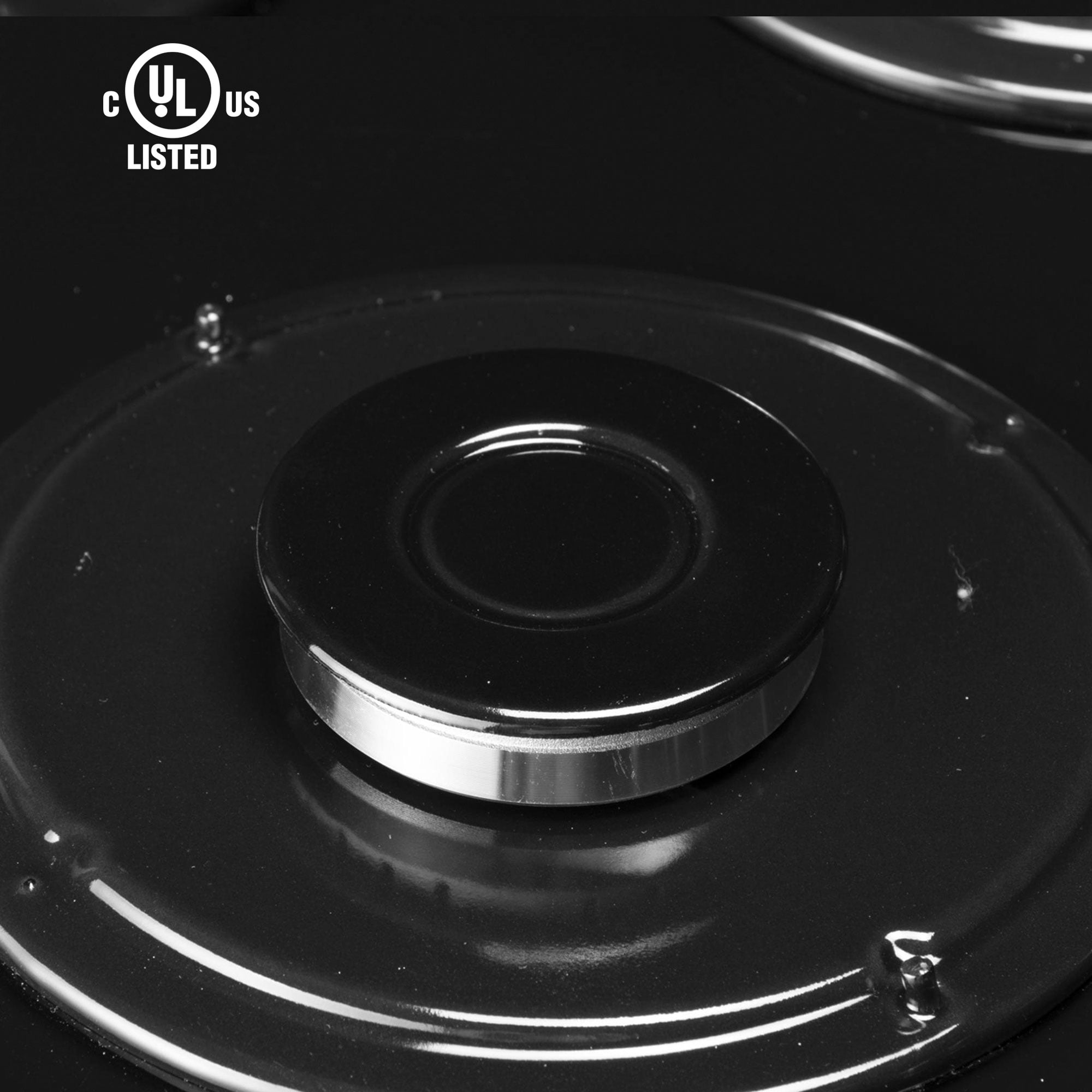 Gas On Glass Cooktop with Sealed Burners, Tempered Glass Table with 1 Ultra Fast Burner, Easy to Clean, 36 in , Abba Appliances